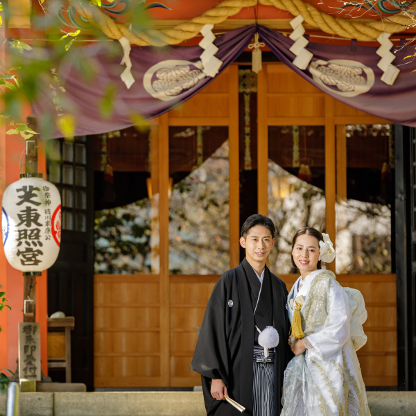 クチュールナオコ銀座本店_神社・寺院で撮影できる