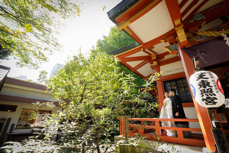 クチュールナオコ銀座本店_神社・寺院で撮影できる