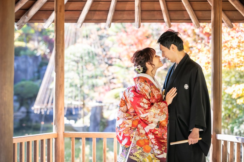 クチュールナオコ銀座本店_庭園で撮影できる