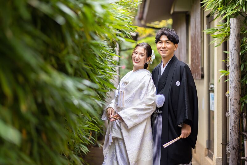 クチュールナオコ銀座本店_庭園で撮影できる