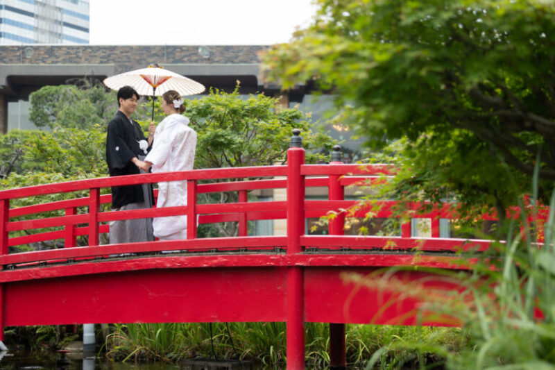 【10名会食付フォトプラン】日本を代表する名門ホテル「ホテルニューオータニ」｜庭園フォト✕紀尾井 なだ万＊撮影データ100カット