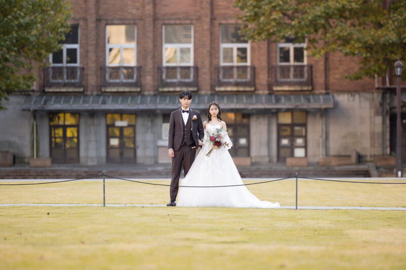 【2名会食付きフォトプラン】選べる和装or洋装|フランス料理の名店|日比谷公園ロケ✕日比谷松本楼*撮影データ100カット