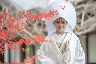 秋限定の人気企画《紅葉フォトキャンペーン》¥118,800→￥96,800（税込）＊和装基本プラン＊データ100cut付