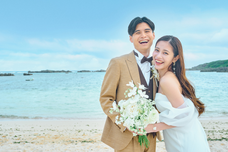 宮古島☆贅沢ホテル2泊付きリゾートフォトウェディングプラン《チャペル挙式&ビーチフォト》
