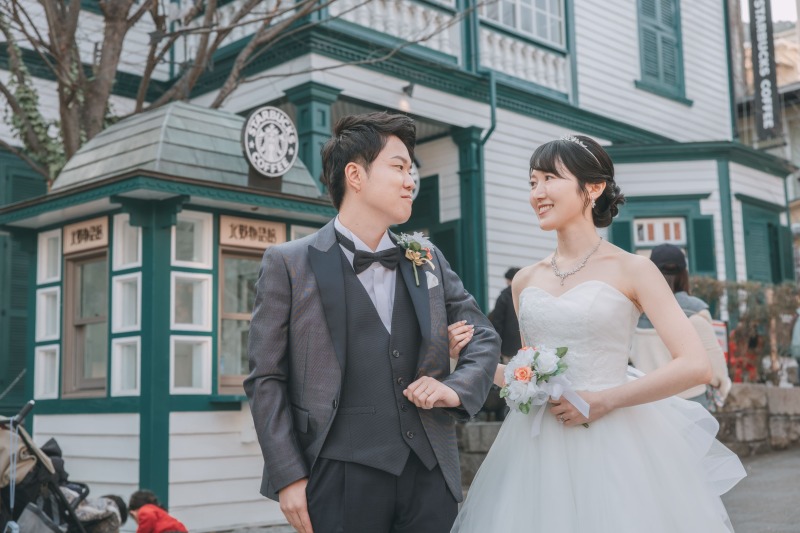 おしゃれな街並みでの撮影からスタート!