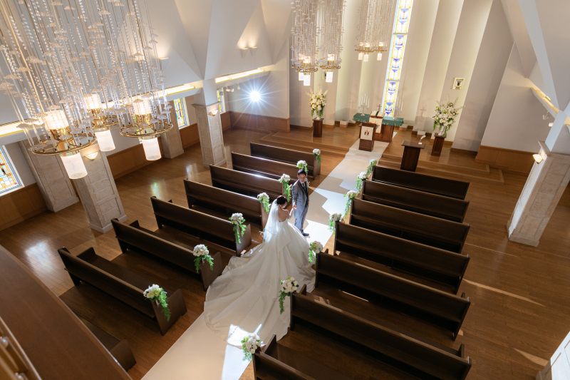 上からのお写真はダイナミックに