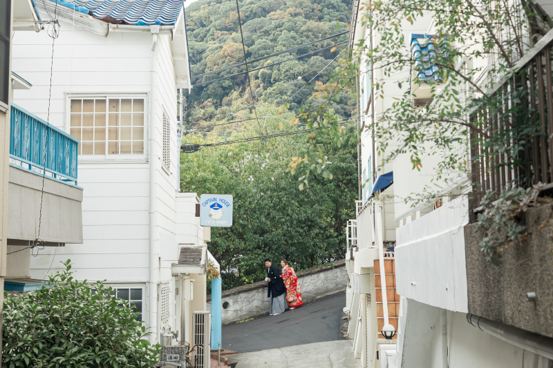 おふたりの歩く姿のワンショット★