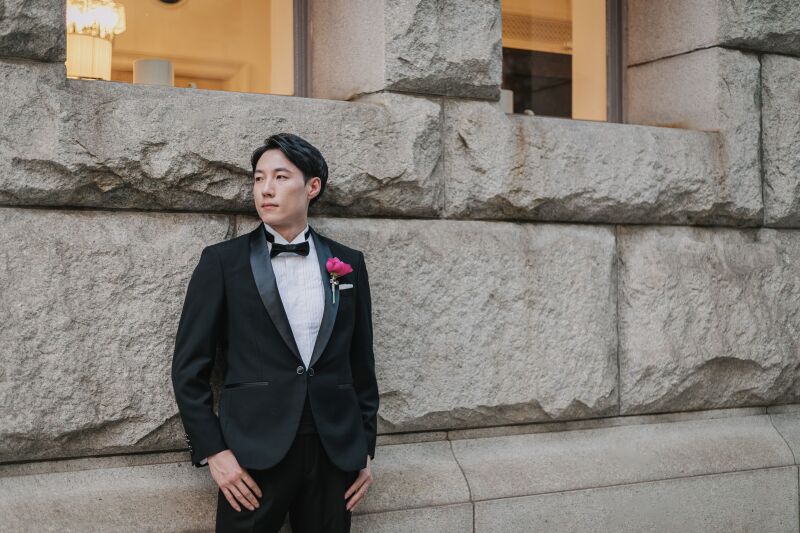 新郎様のソロショットも
