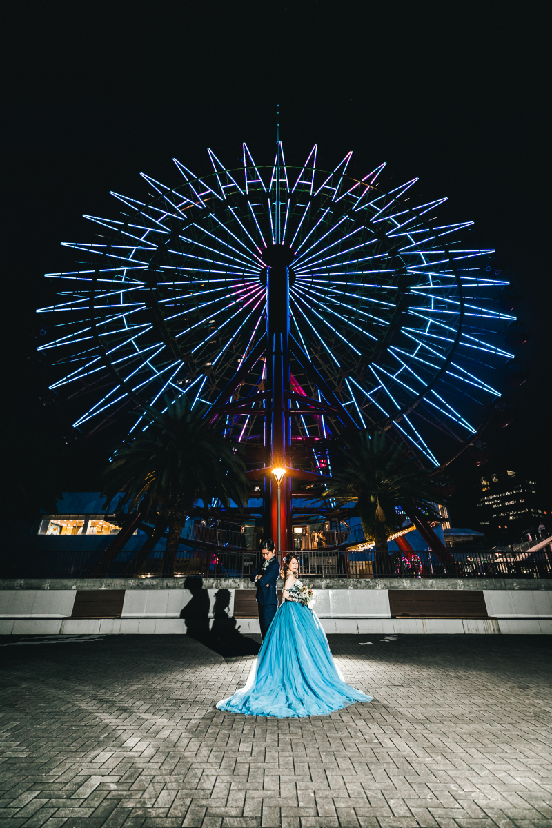 大観覧車前にて