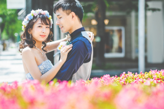 カラードレス×旧居留地