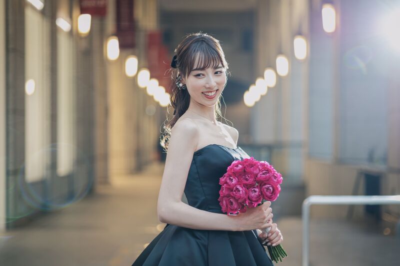 こだわりのブーケもしっかりお写真に