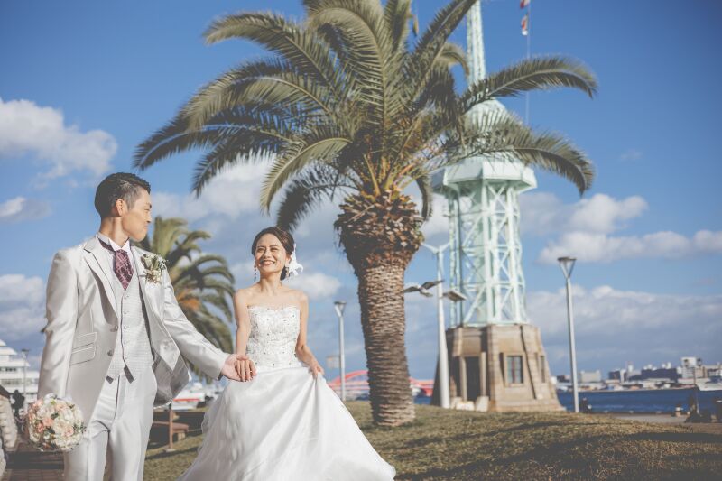 ハーバーランド（デイ）×旧居留地（ナイト）×ドレス２着