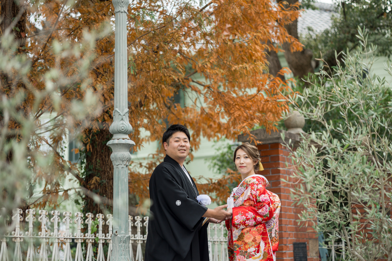 異国情緒あふれる異人館で和装フォト♪