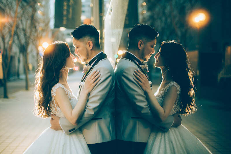 洋装×旧居留地(ナイト)