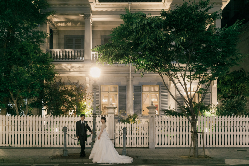 ヨーロッパを思わせる旧居留地でスタイリッシュに