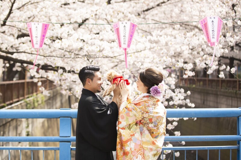 クチュールナオコ神戸店_ペットと一緒に撮影できる