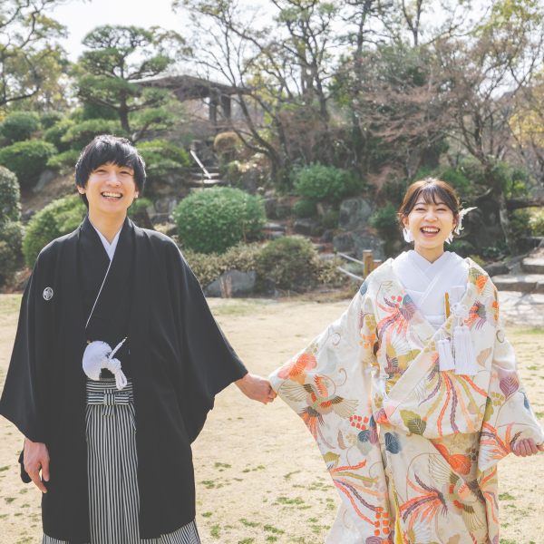 クチュールナオコ神戸店_庭園で撮影できる