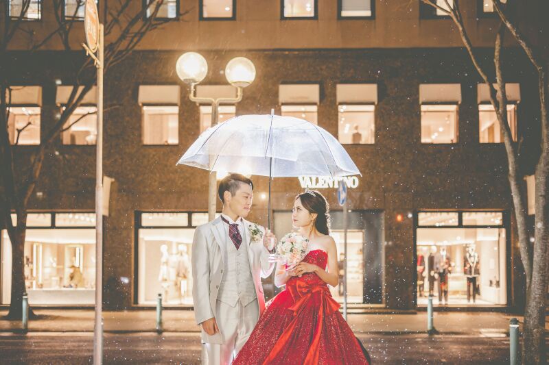 ドレスの美しさにこだわったフォトウエディング