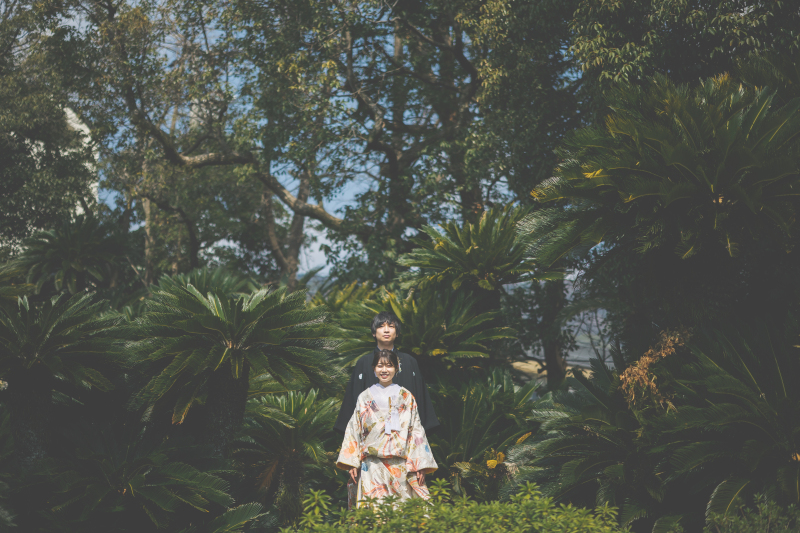 相楽園はオリエンタルなおしゃれ和装フォトも!