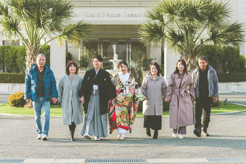 ご家族との記念写真も楽しく！