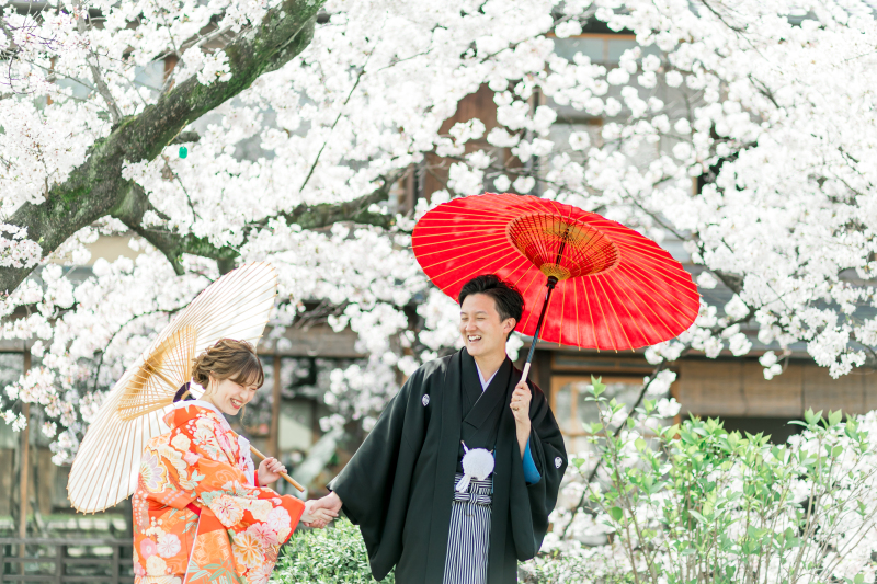 桜キャンペーン｜ロケーションフォト期間限定￥22,000オフ！【データ50カット込み】＊和装or洋装基本プラン