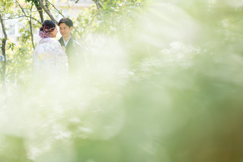 【相楽園】神戸都市公園で唯一の日本庭園*和装ロケーションフォトプラン+50カット撮影データ付き