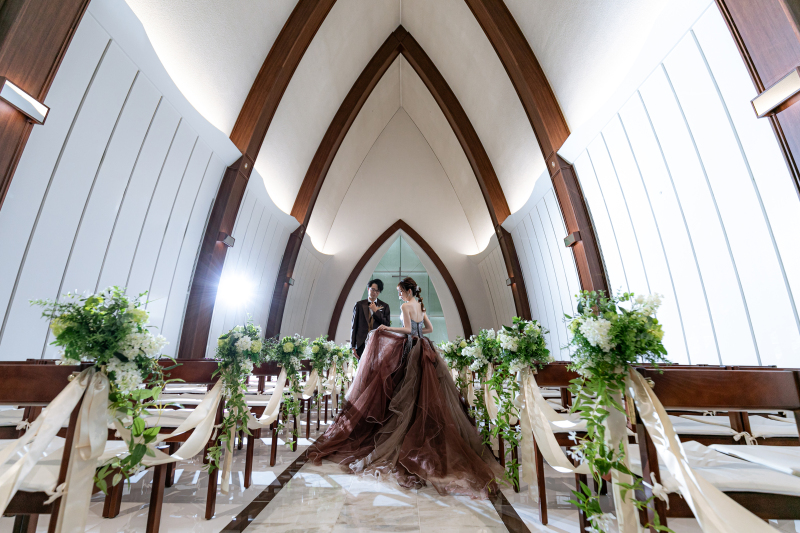 【ブランドドレスからセレクト!】★選べるチャペルフォトプラン!ドレス1点【データ50カット込み】