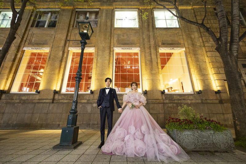 【KIYOKO HATAナイトフォトプラン/旧居留地 or ハーバーランド】*撮影データ50カット*事前試着もセット!