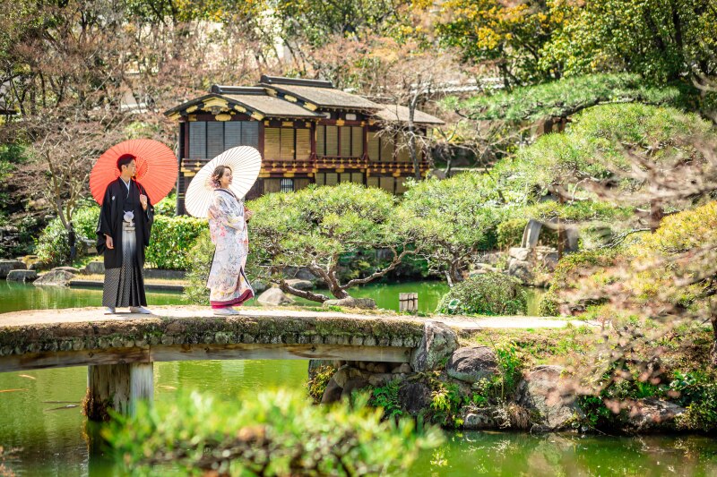 【家族みんなで記念撮影】ファミリーフォトプラン◇新郎新婦和装&撮影データ50カット込み!