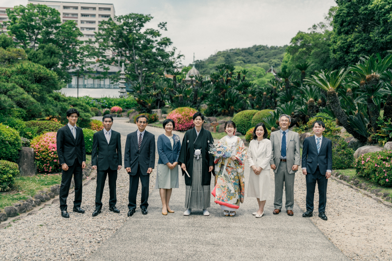 【家族みんなで記念撮影】ファミリーフォトプラン◇新郎新婦和装&撮影データ50カット込み!