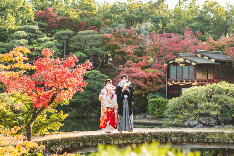 秋限定の人気企画《紅葉フォトキャンペーン》¥137,500 → ¥115,500(税込)*基本プラン*データ50cut付