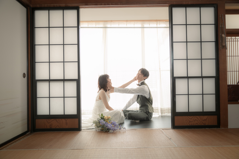 お2人の想い出の場所でロケーションフォト♡