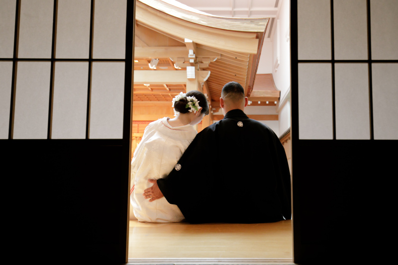 おふたりの姿を後ろから・・♪