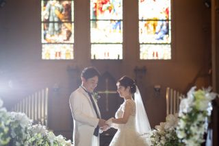 洋装×チャペル撮影