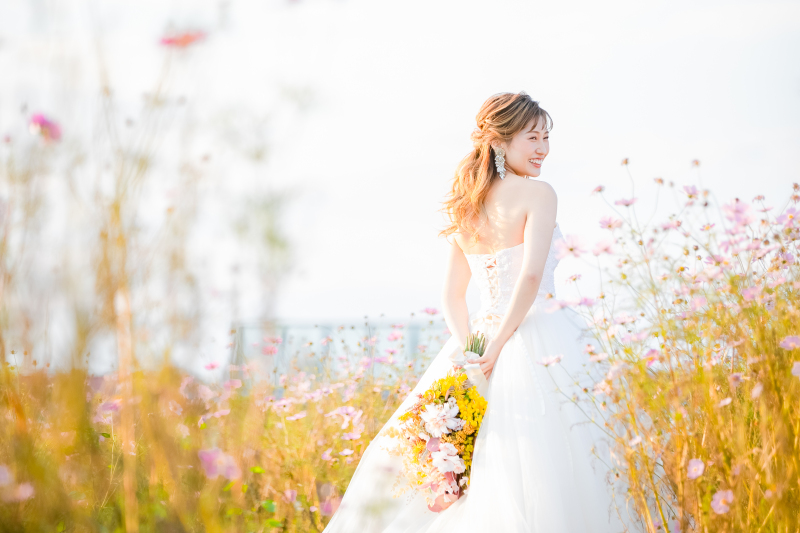 まずはご新婦様ソロショット！