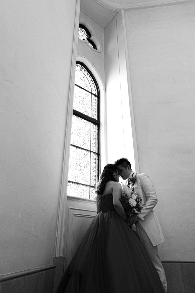 あえてセピア調に加工したショットも素敵♡