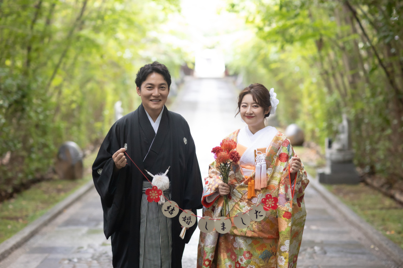 ガーランドを持ってキュートな1枚