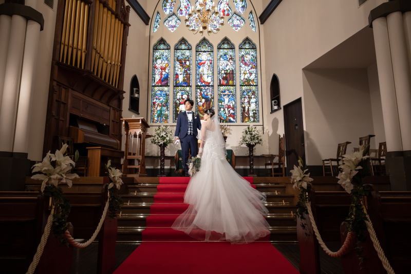 セントジョージ教会で撮影スタート！