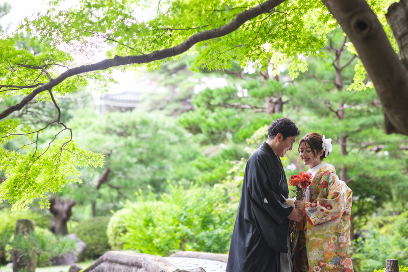 青々とした緑の中で撮影♪