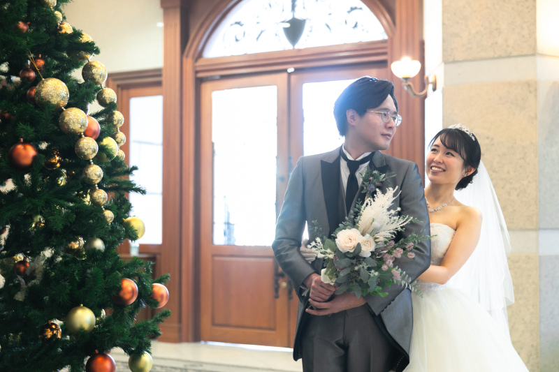 クリスマスツリーと一緒に♪