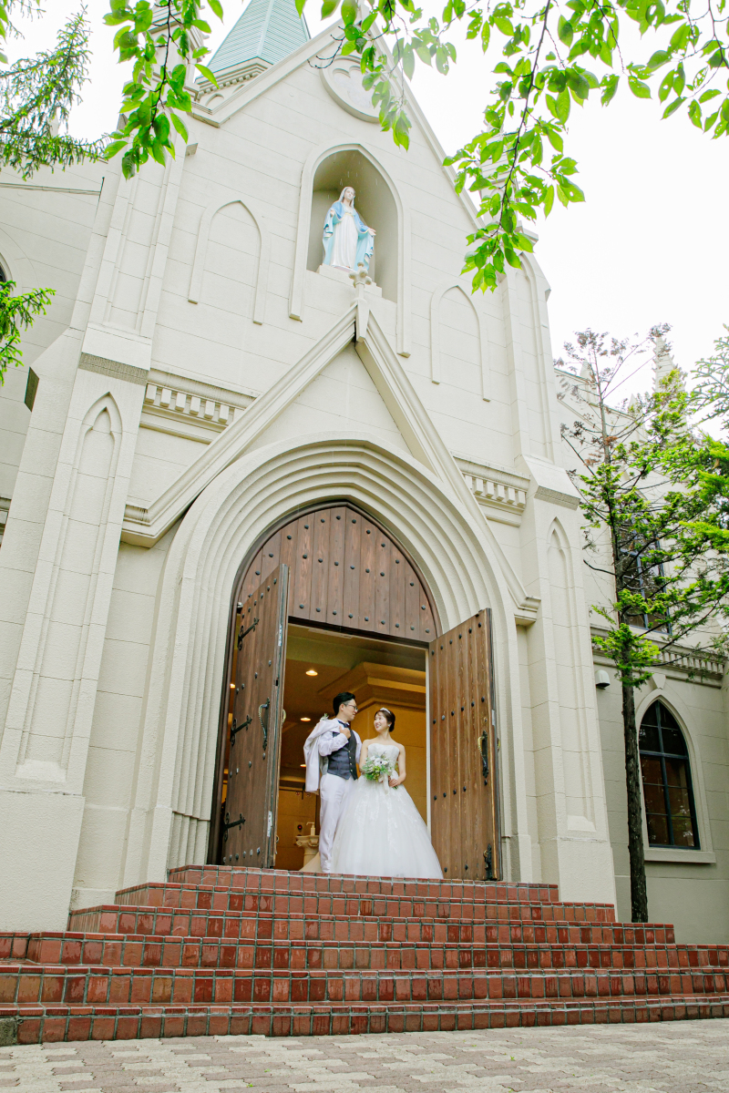ゆりが丘のシンボルともいえる大聖堂の尖塔♪