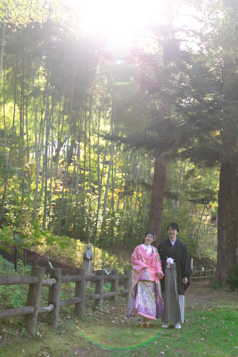 隠れた都会のオアシス「野草園」でフォト♪