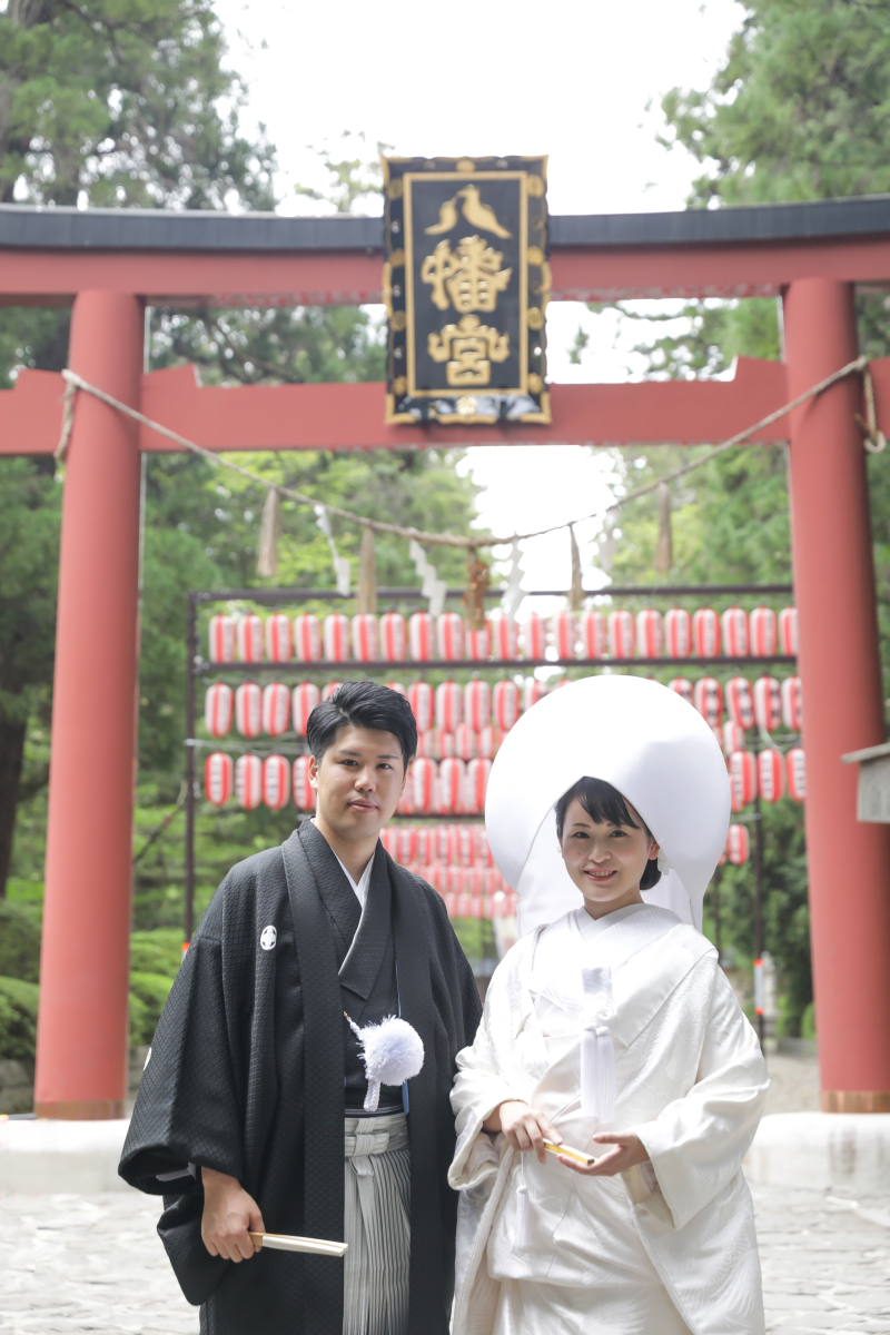  白無垢から撮影スタート！