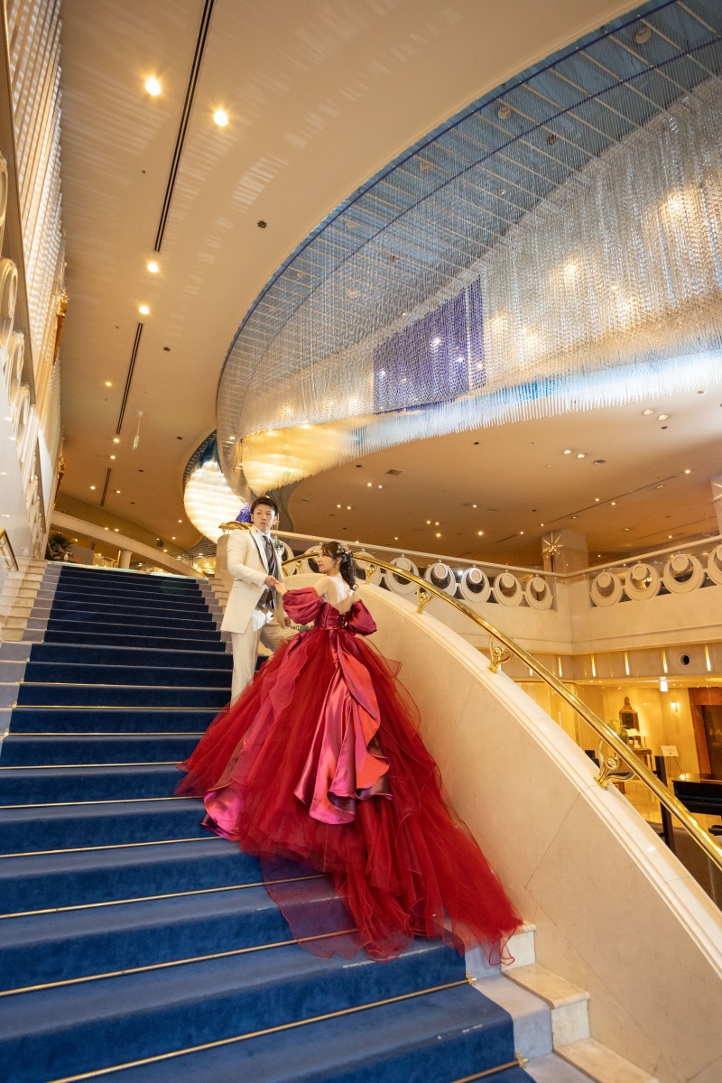 まずは館内で撮影スタート♪