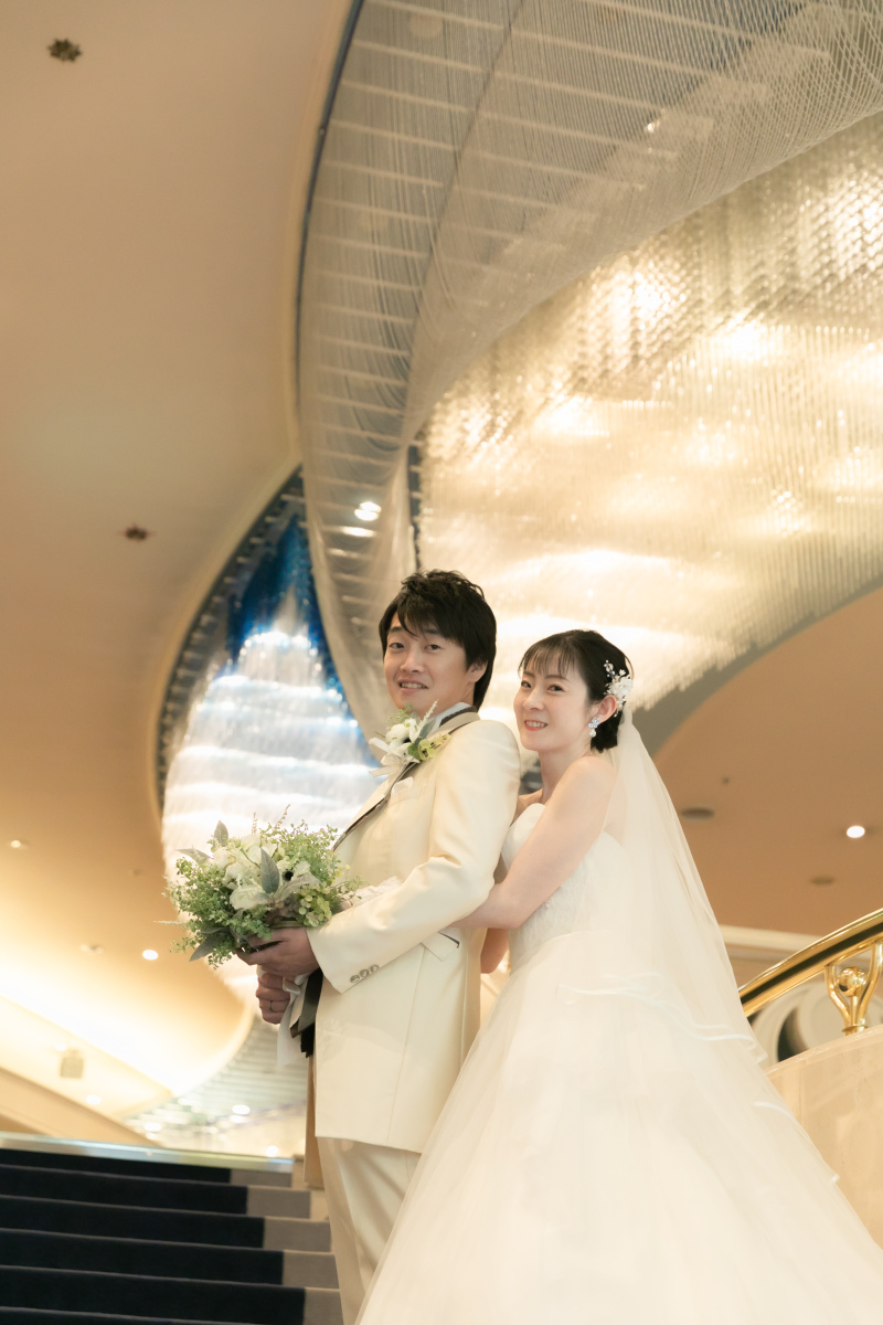 洋装姿にチェンジして、パレスへいあんで撮影