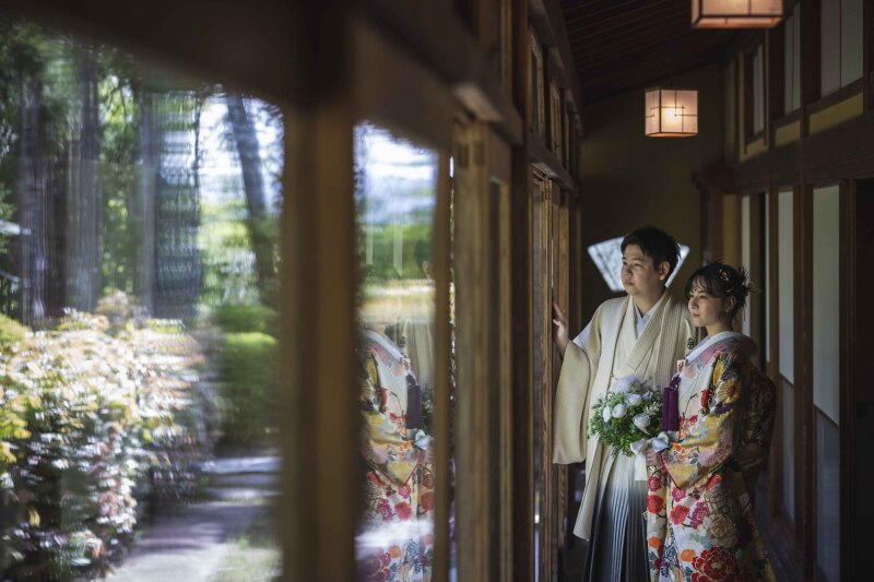 まずは茶室内から撮影スタート♪