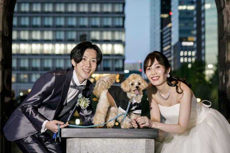 クチュールナオコ仙台店_ペットと一緒に撮影できる