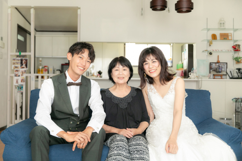 クチュールナオコ仙台店_家族・友人を撮影に呼べる