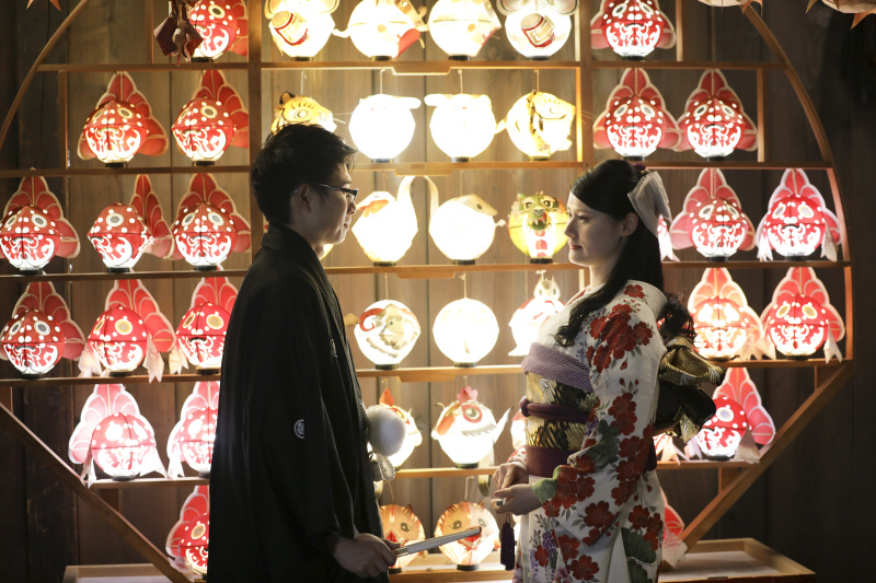 クチュールナオコ仙台店_庭園で撮影できる