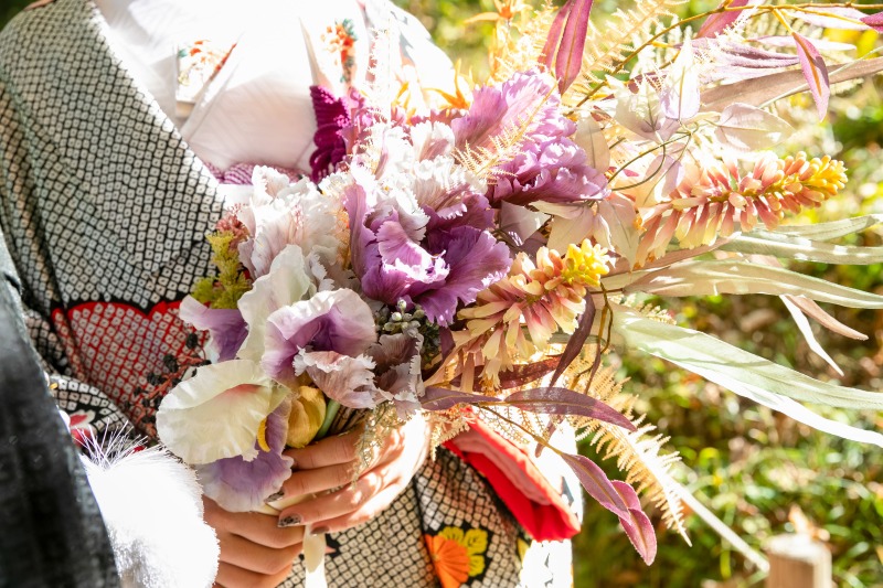 クチュールナオコ仙台店_庭園で撮影できる